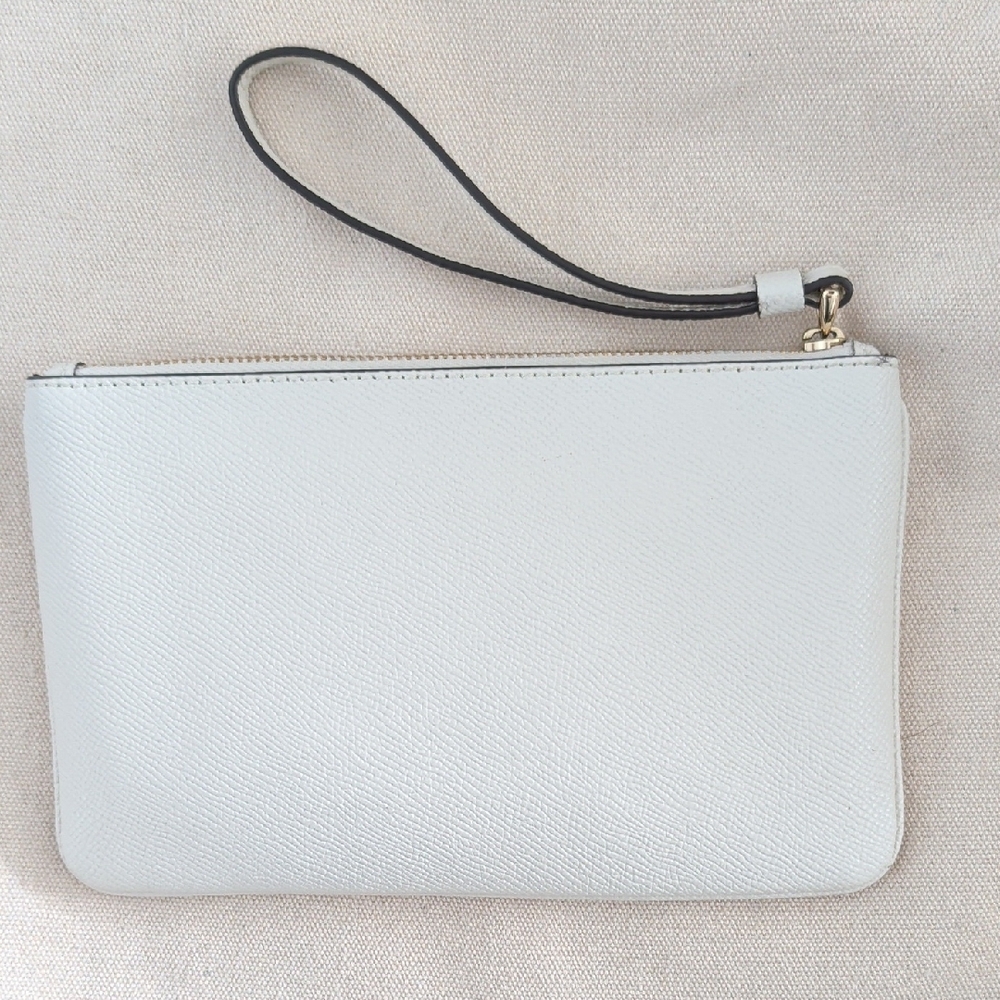 Coach Light Gray Wristlet Clutch - Picture 2 of 4